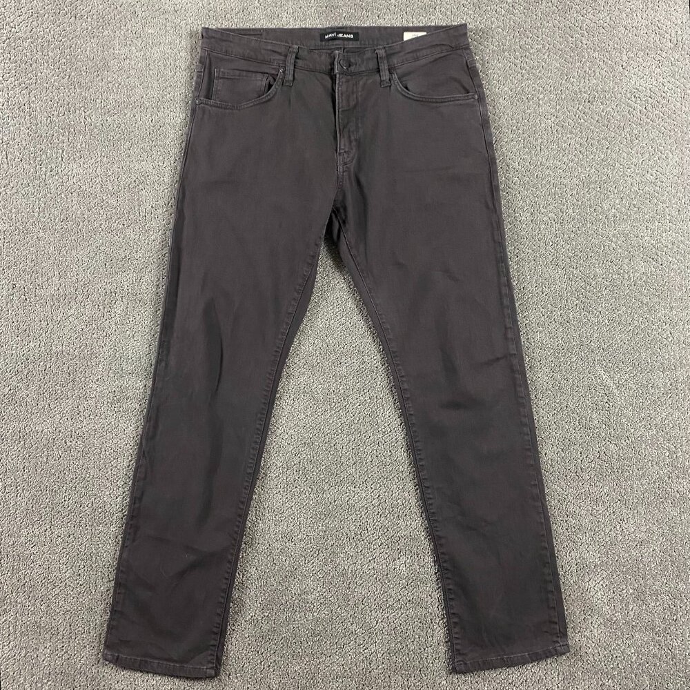 Mavi Jake Slim Leg Jeans Men's 37 x 32 Gray Stretch